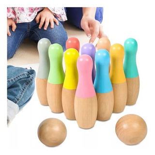 Juego Educativo Infantil De Bolos 10 Bolos Y 2 Bolas Fix Juego Educativo Infantil De Bolos 10 Bolos Y 2 Bolas Fix