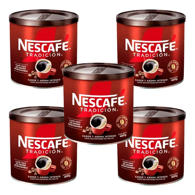 Cafe Nescafe Tradicion 400g X5 Pack