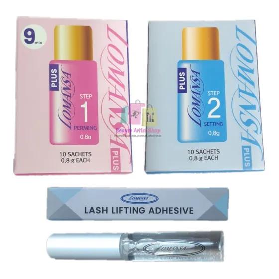 Lomansa Plus Lifting Pestañas (paso 1 + Paso 2) + Pegamento
