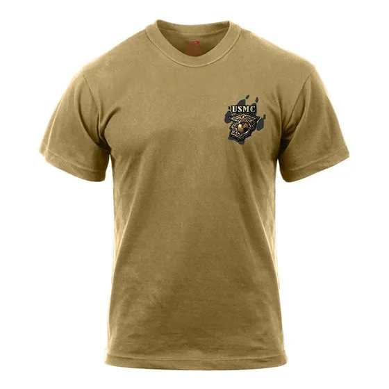 Camiseta Manga Corta Beige Liberar Perros De Guerra