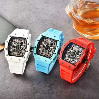 F3 - Reloj Unisex De Estilo Mecánico Hueco En Forma De Barri F3 - Reloj Unisex De Estilo Mecánico Hueco En Forma De Barri
