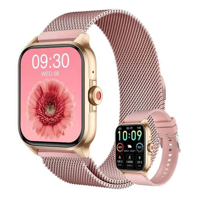 Reloj Inteligente 1.85 '' Smartwatch Deportivo Chequeo Salud