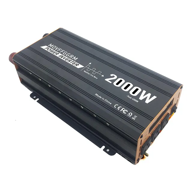 Conversor De Corriente De 2000 Vatios, Convertidor De 12v