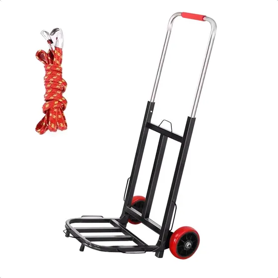 Carga 200kg Práctico Carro Plegable Acero Incluye Elástico+1