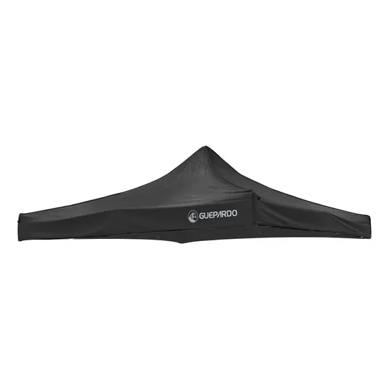 Lona Negra Impermeable Repuesto Toldo Plegable 3x3 m Poliéster UV | Cuotas sin interés