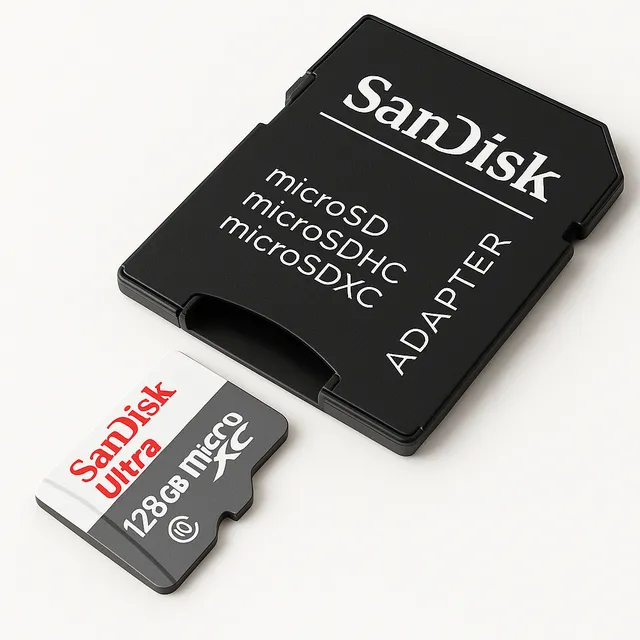 Cartão Memória 128gb San Disk Adaptador Classe 10 100mb/s