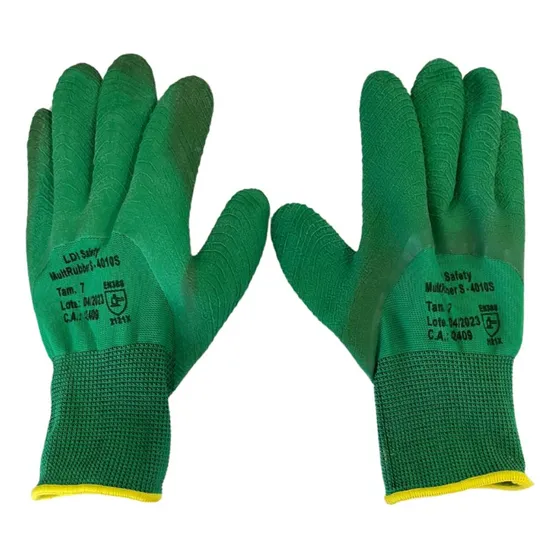 Kit 3 Par Luva Mult Rubber Soft 4010 Borracha Natural Ldi