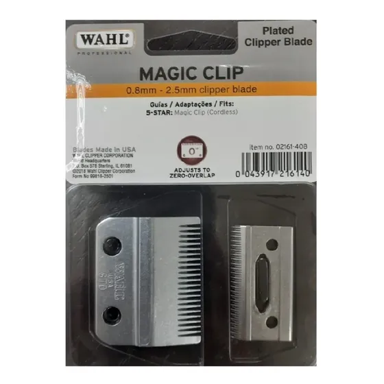  Cuchillas Wahl Magic Clip Plated Clipper Blade 