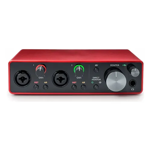 Interface de áudio Focusrite Scarlett 2i2 2ª geração | MercadoLivre