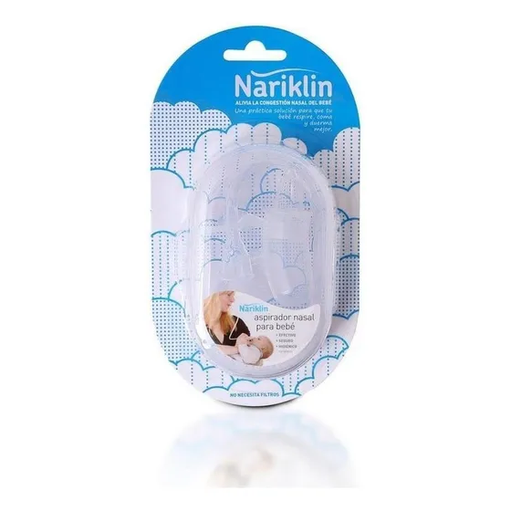 Aspirador Nasal Para Bebes Nariklin Color Transparente
