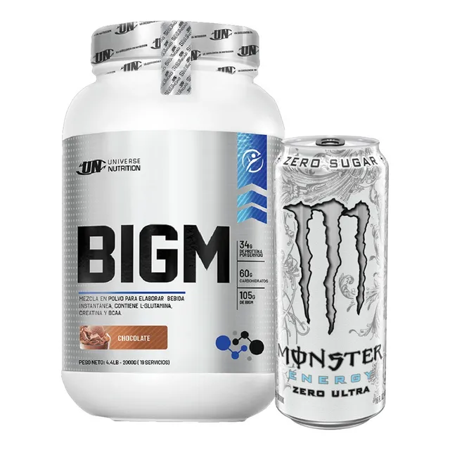 Pack Proteina Bigm 2kg + Monster Zero