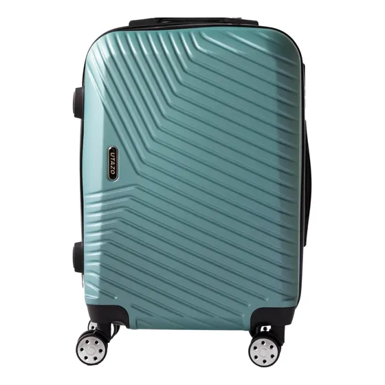 Valija Utazo Maleta de Cabina para Adultos 38cm de ancho x 55cm de alto x 22cm de profundidad color verde oscuro diseño liso