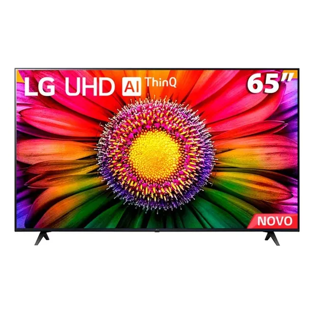 Televisor inteligente Uhd UR8750 65" 4k 2023 Smart Magic Control LG Black