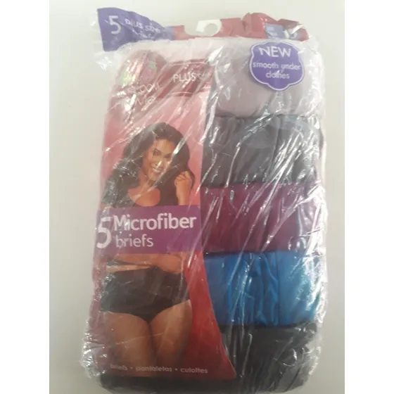 Set De 5 Pantaletas Microfibra Fruit Of The Loom Dama T. 13