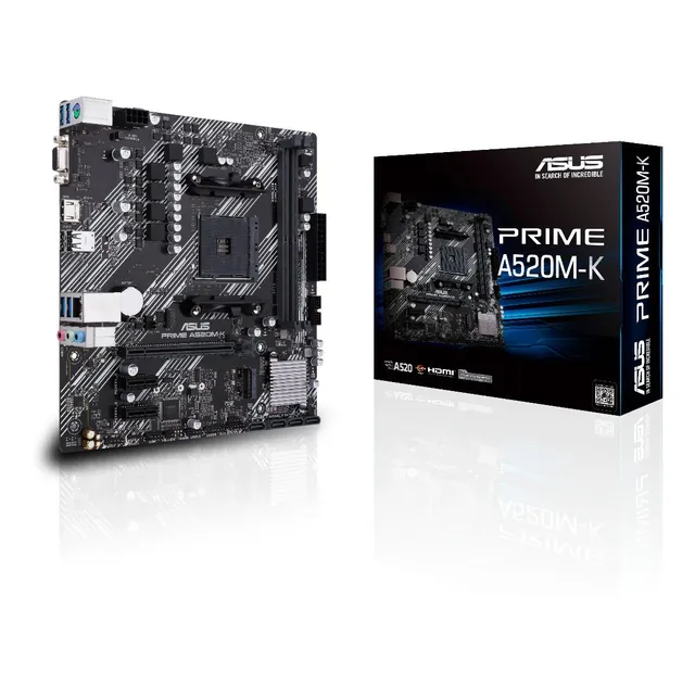 Placa Madre Asus Prime A520m-k Am4 Micro Atx Ddr4