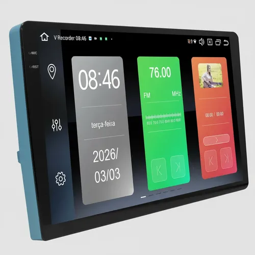 Multimidia Universal Android 13 6gb 128gb Carplay Voz 9p 4g