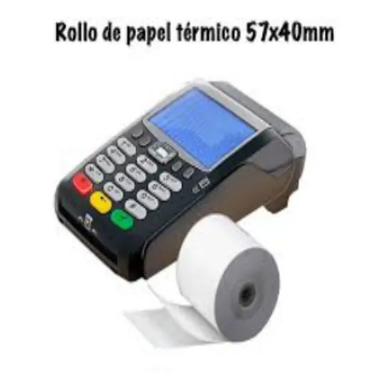 Caja De 100 Rollos Termico 57x40 Mm Para Pto Vta