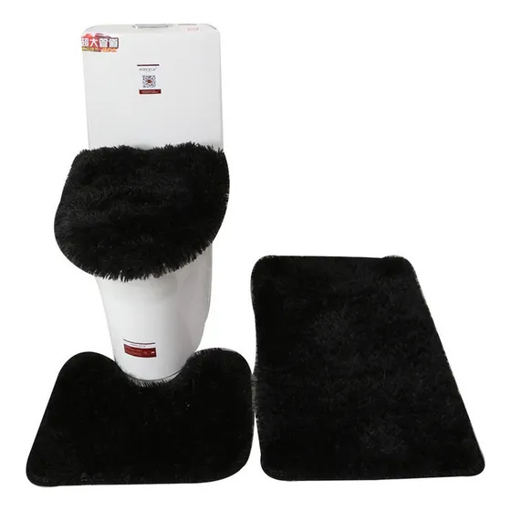Mb Juego De 3 Fundas Para Asiento De Inodoro, Alfombrilla