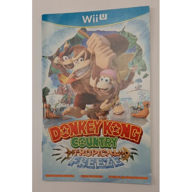 Donkey Kong Country Tropical Freeze Wii U Solo Instructivo