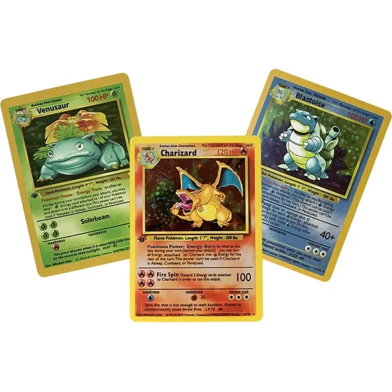 Cartas Pokemon Simil 1999 1ra Edicion Charizard Blastoise