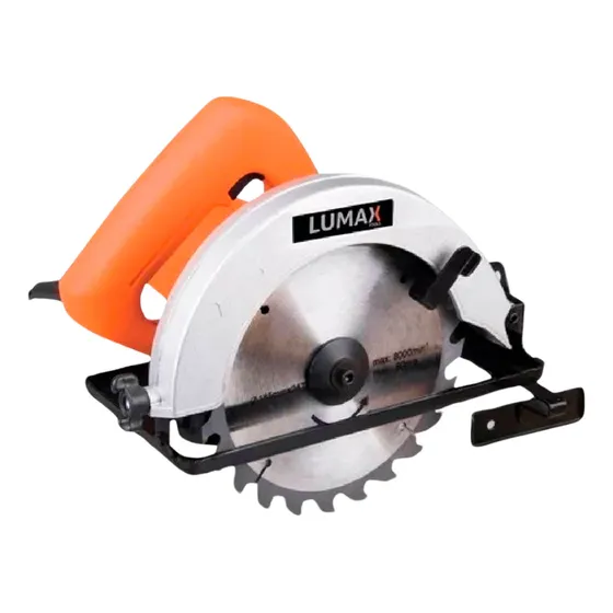 Sierra Circular Lumax Zgs-608 1300w 185mm 4500rpm C/disco Frecuencia 50hz