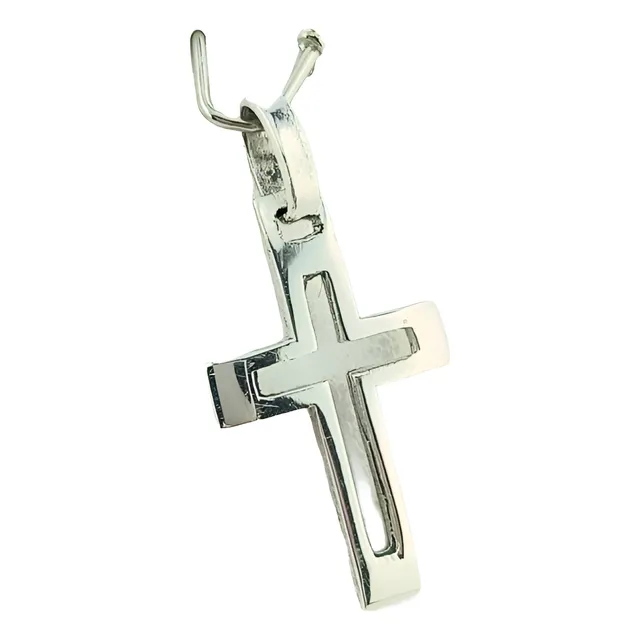 Cadena Force 50 + Cruz Bombé Plata 925 Hombre Kendra Joyas