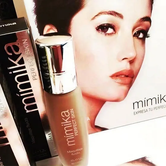 Base de maquillaje líquida Lidherma Mimika Perfect Skin tono bronce - 35g