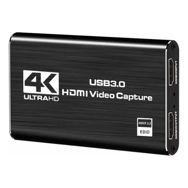 Capturadora De Video 4k Hdmi Usb3.0
