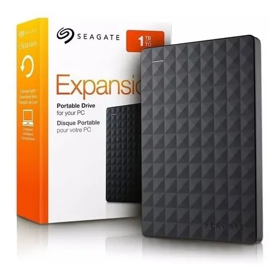 Hd Externo 1tb Expansion Usb 3.0 - Seagate Cor Preto