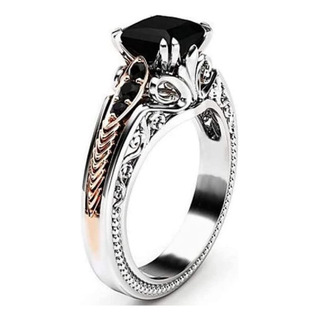 Anillo De Plata De Ley 925 Eterna De Turmalina Negra Zou Anillo De Plata De Ley 925 Eterna De Turmalina Negra Zou