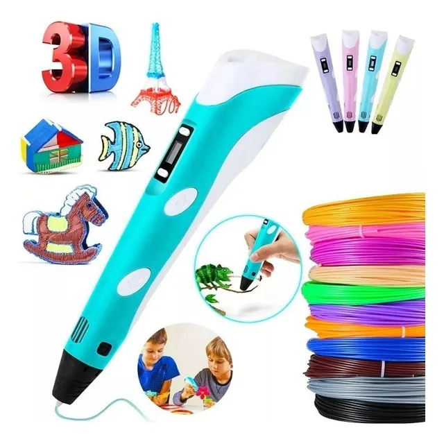 Lápiz para impresora 3D y kit de filamento de 9 m