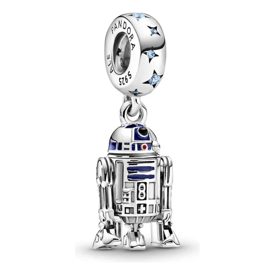 Charm Dije R2-d2 Starwars Compatible Pulsera Plata 925