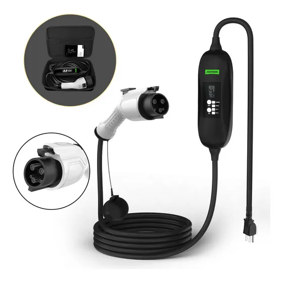 Cargador Vehículo Eléctrico Tesla Byd Jac Sev 8-16a 110-220V 1.6-3.5kw 5m cable