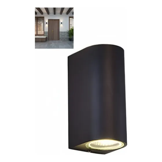 Lampara Aplique De Pared Luz Led Frio De Interior Y Exterior