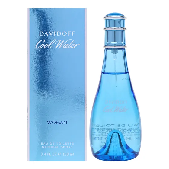 Aerosol Edt Cool Water De Davidoff Para Mujer, 102 Ml