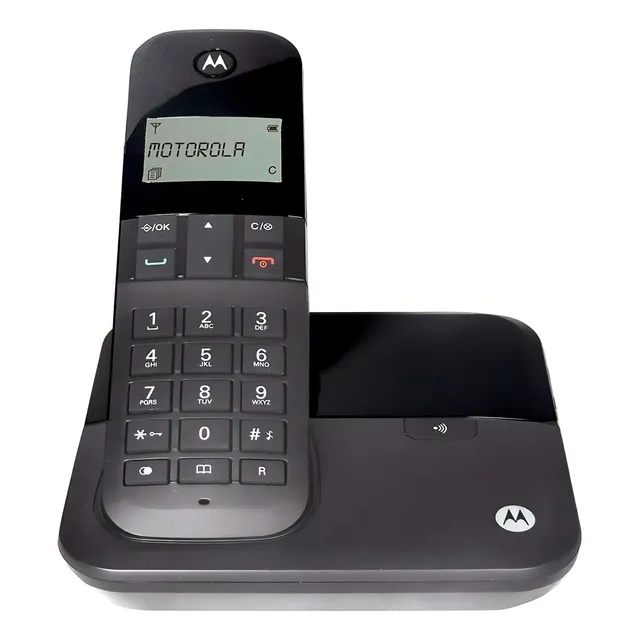 Teléfono Motorola M3000 inalámbrico rural - color negro