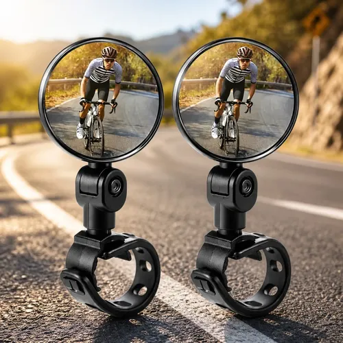 Motorbike Bike Heart Design Rearview Mirrors Light Purple