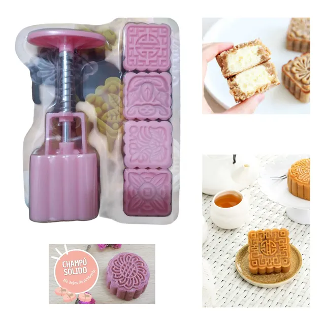 Prensa Molde Para Pastel De Luna, Mooncakes, Jabones Reposte