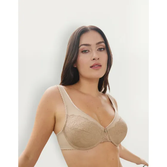 Art: 0112md Corpiño Con Aro Y Puntilla Maidenform