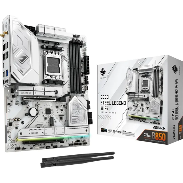 Motherboard Asrock B850 Steel Legend Wifi B850 Am5 Atx
