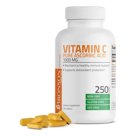 Suplemento Bronson Vitamina C 1000mg 250 Tabletas