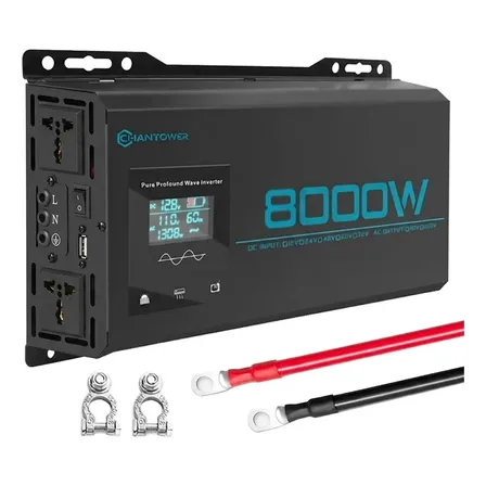 Inversor De Energia 12v 110v 8000w Onda Senoidal Pura