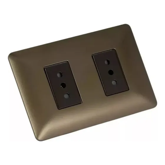 Tomacorriente Enchufe Pared Hembra Doble Certificación Sec