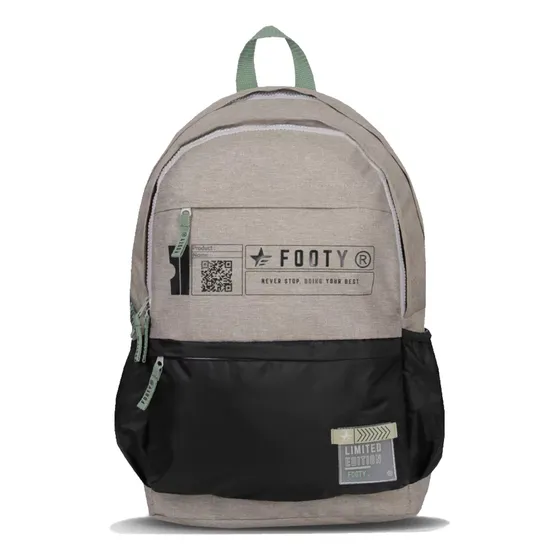 Mochila Footy Lifestyle Never Stop Verde-negro Ras