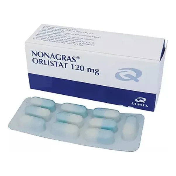 Nonagrás 120 Mg X 60comp. (orlistat) - Promo Envio Gratis!!
