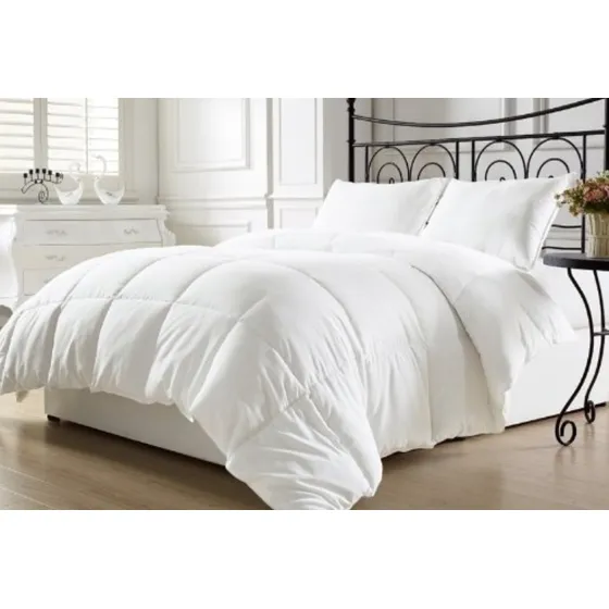 Plumón CDI Plumon Plumon king diseño lisa color blanco de 260cm x 280cm