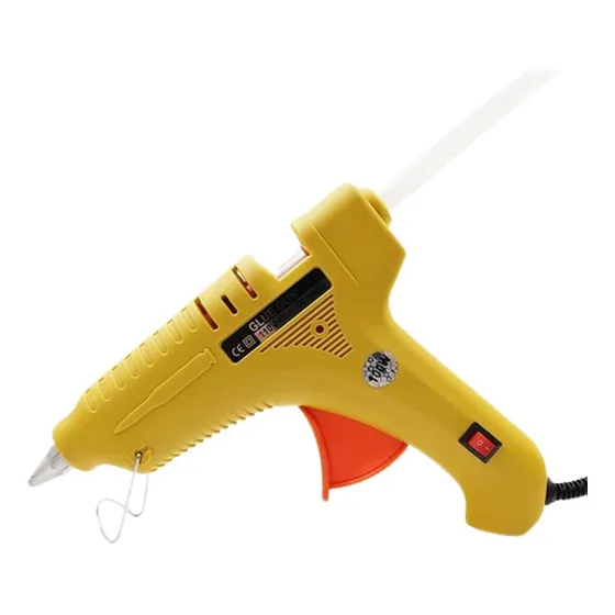 Pistola Térmica Silicona 100w Amarilla Barra 11mm (grande)