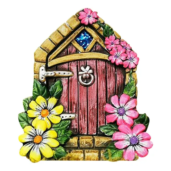 Elfo Hada Miniatura Madera Accesorio Casa Jardin Micro