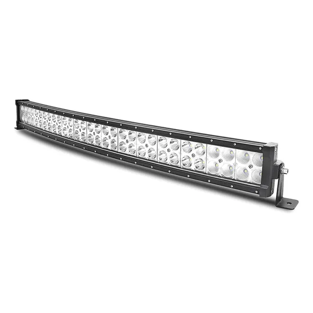 Barra Led Curva 78cm 180w 12 Y 24v Con Soporte 4x4 Camion
