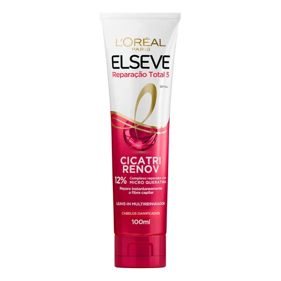Leave-in Elseve Reparação Total 5 Cicatri Renov 100ml